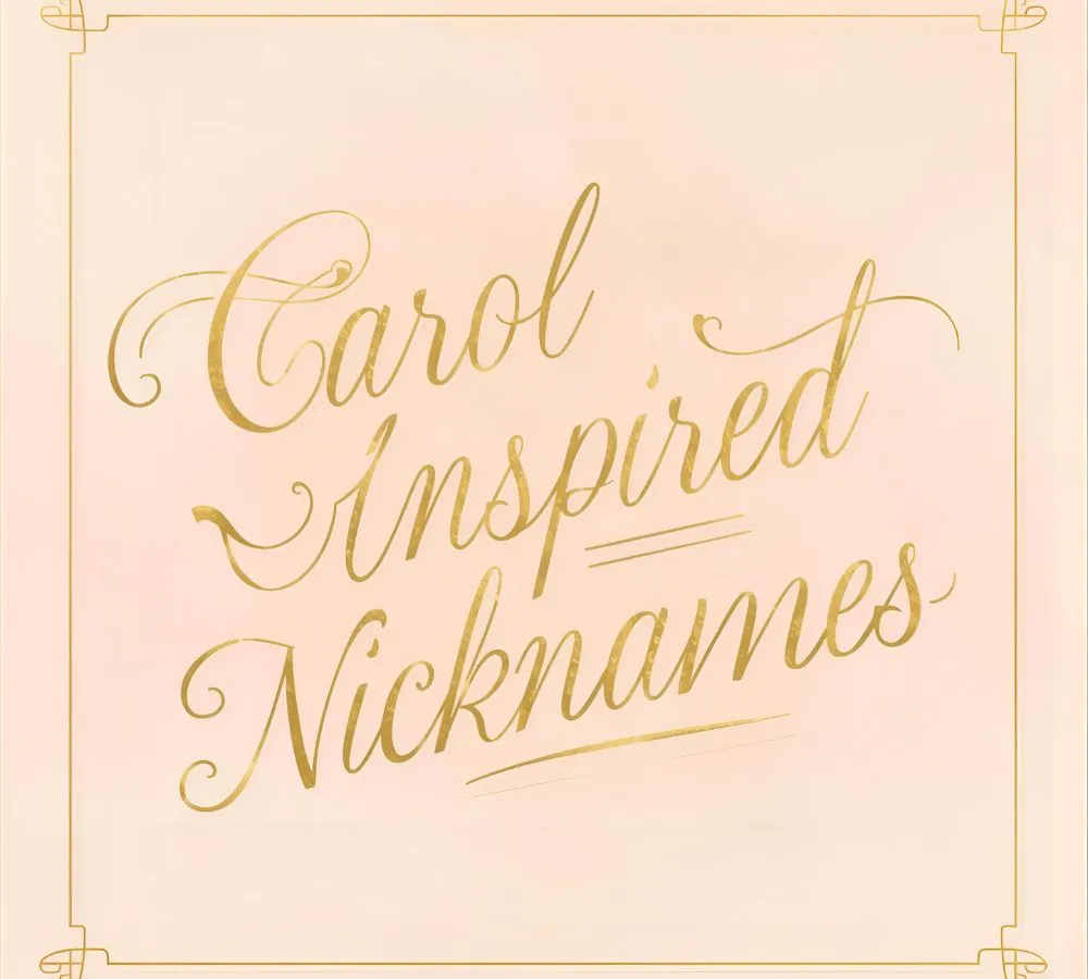 Carol-Inspired Nicknames