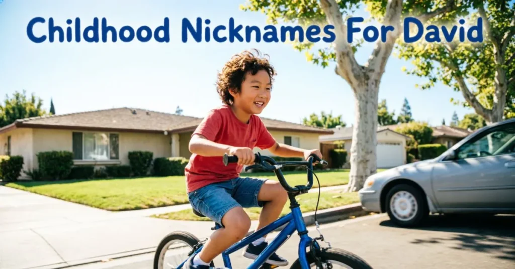 Childhood Nicknames For David