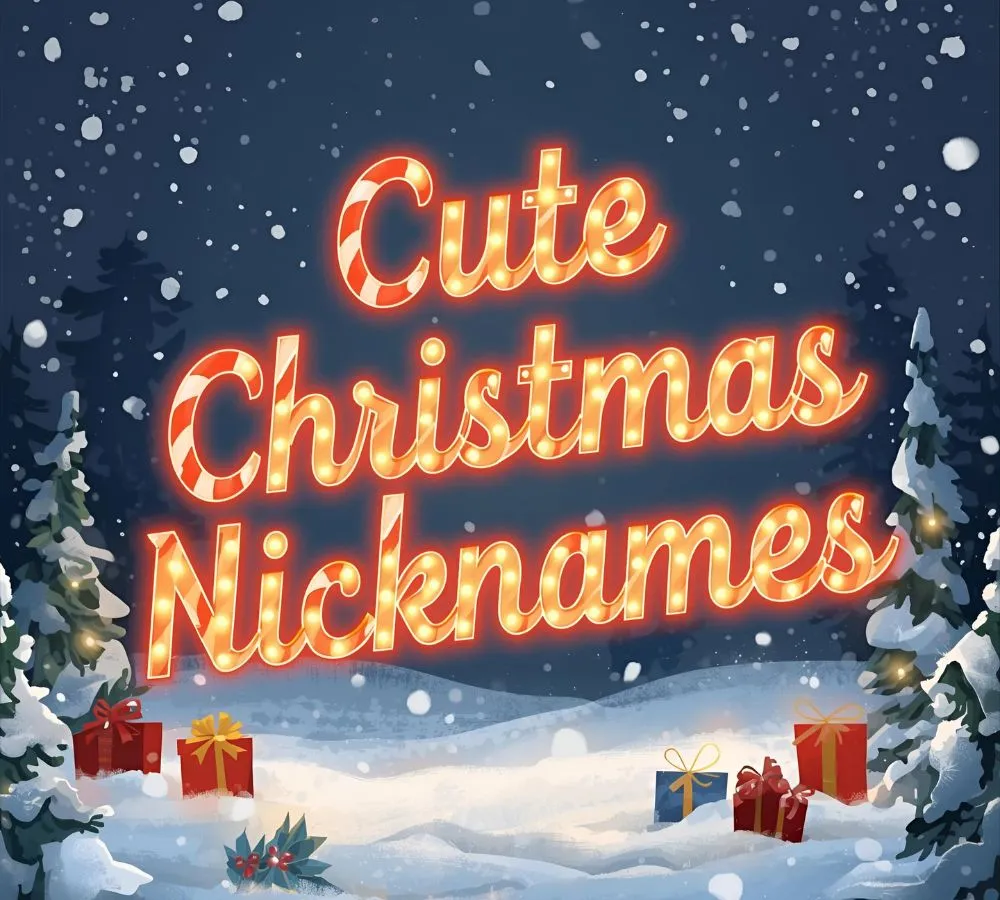 Cute Christmas Nicknames