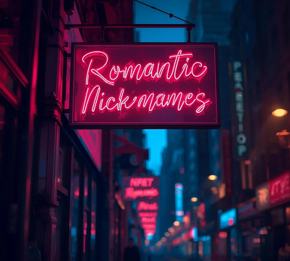 Romantic Nicknames for Lovers