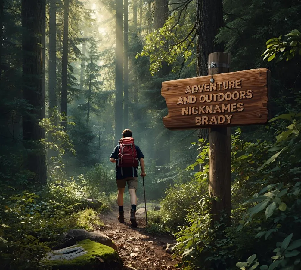 Adventure and Outdoors Nicknames for Brady