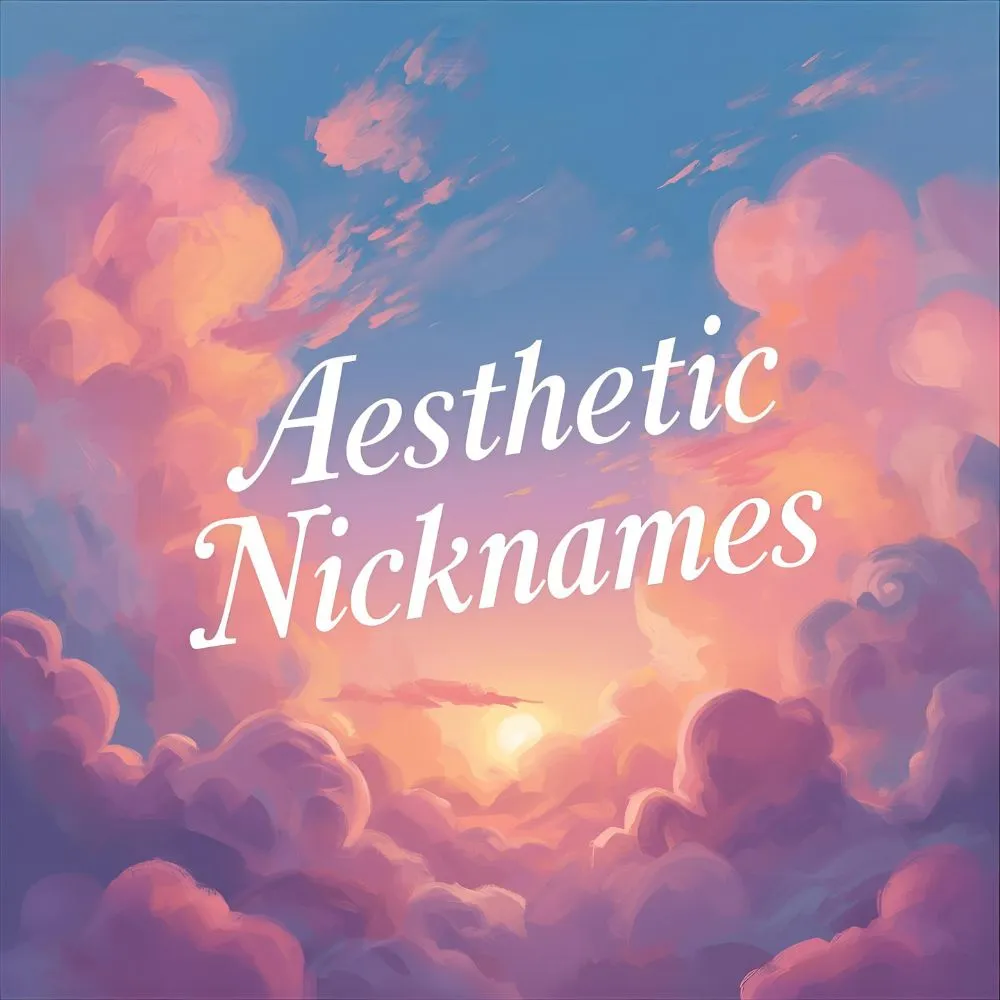 Aesthetic Nicknames