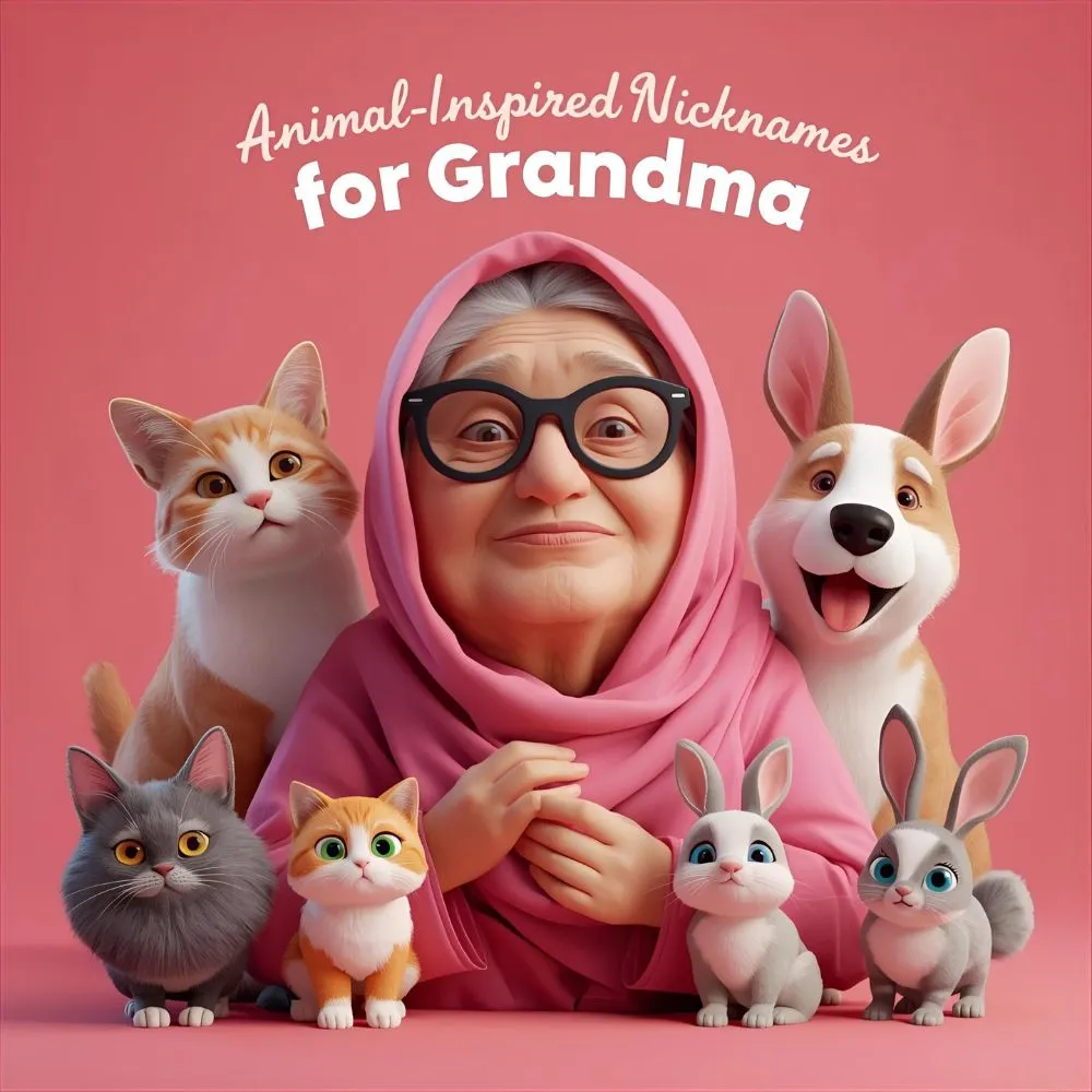 Animal-Inspired Nicknames For Grandma
