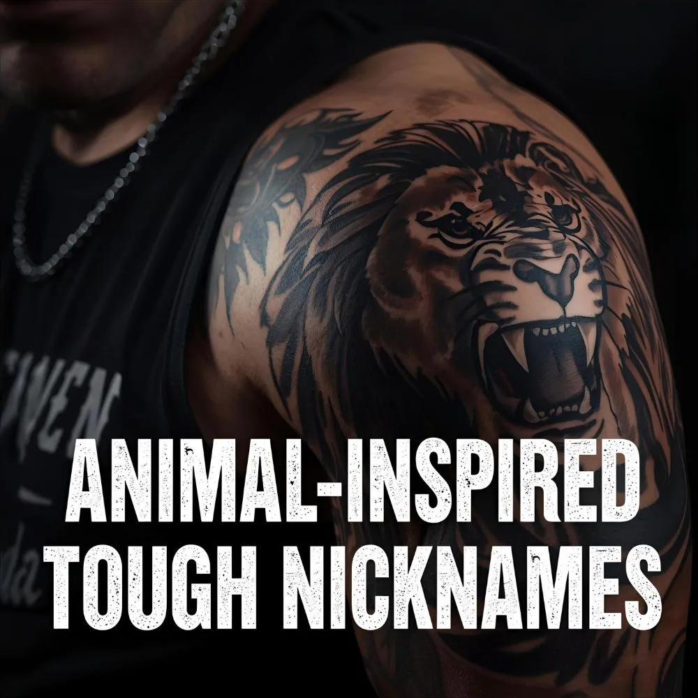 Animal-Inspired Tough Nicknames