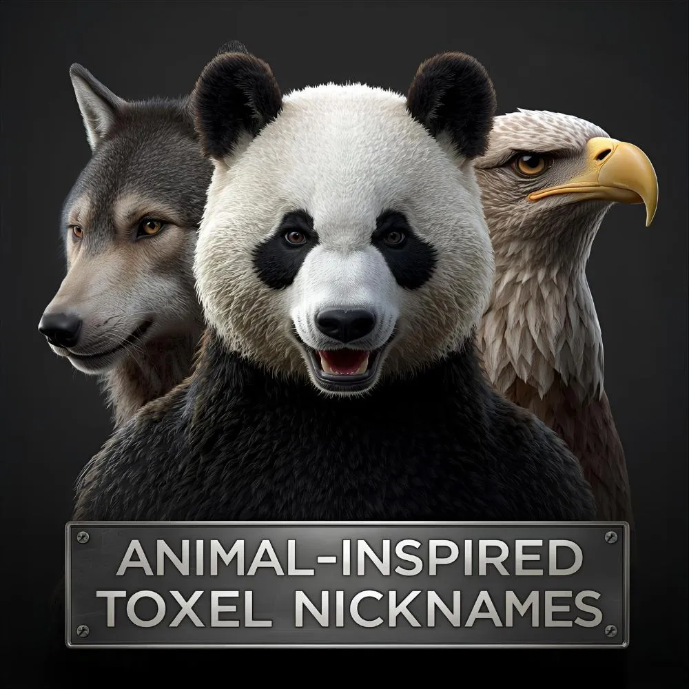 Animal-Inspired Toxel Nicknames