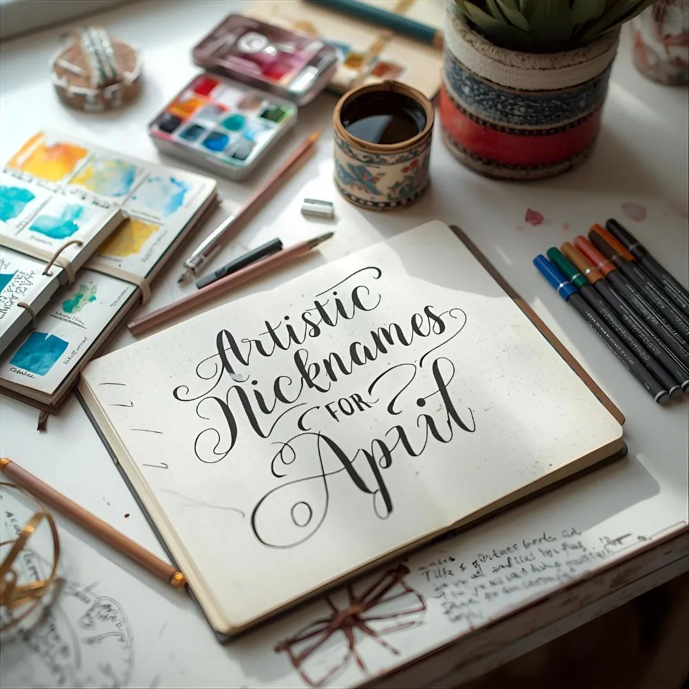 Artistic Nicknames for April