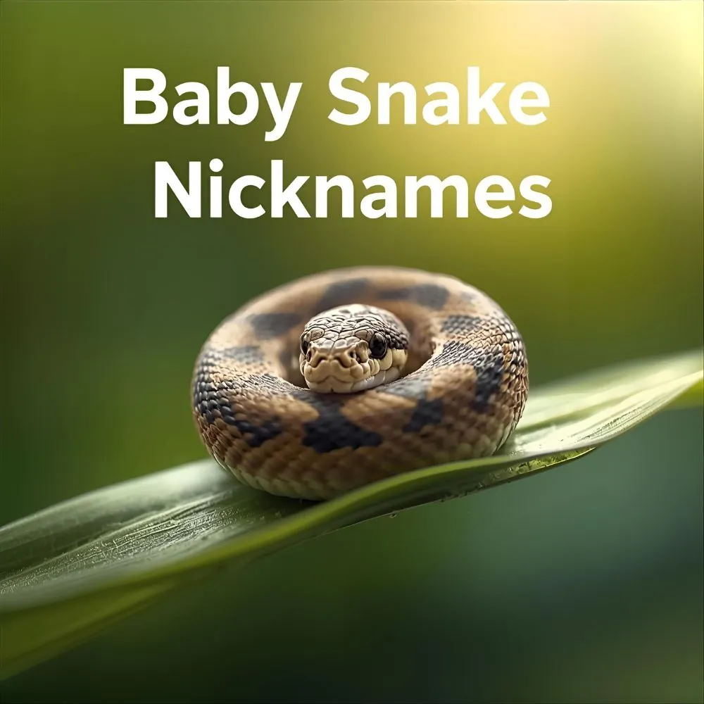 Baby Snake Nicknames