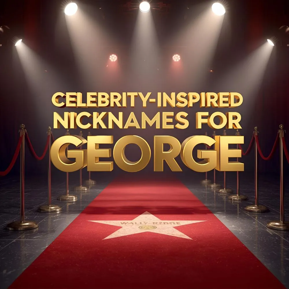 Celebrity-Inspired Nicknames For George