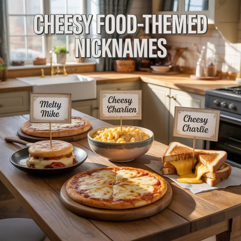Cheesy Food-Themed Nicknames