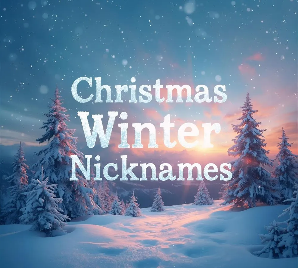 Christmas-Inspired Winter Nicknames