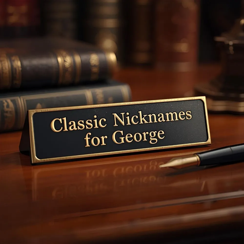 Classic Nicknames For George