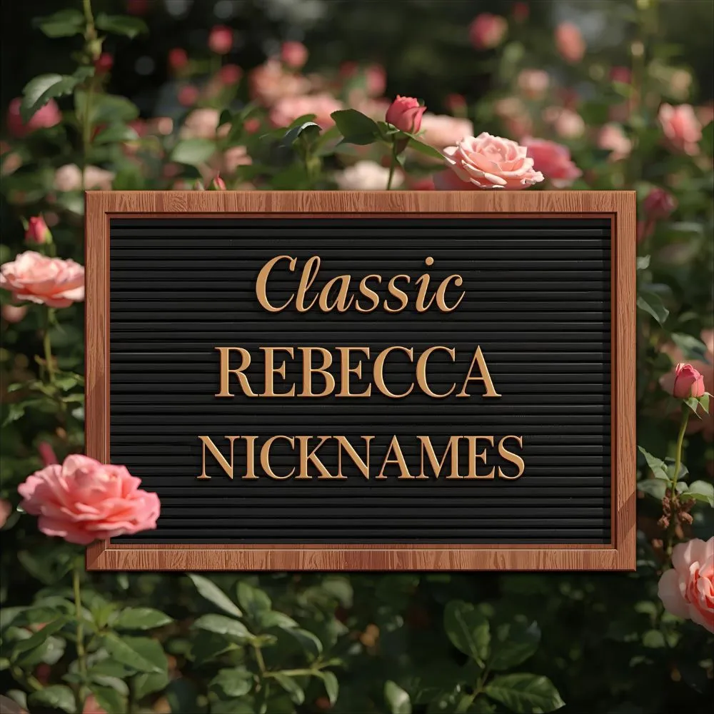 Classic Rebecca Nicknames