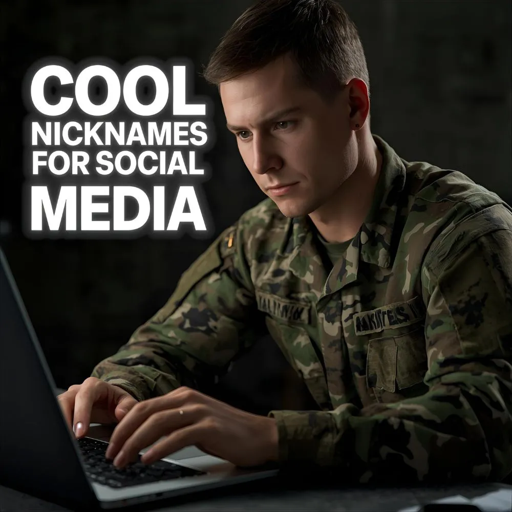 Cool Military Nicknames for Social Media