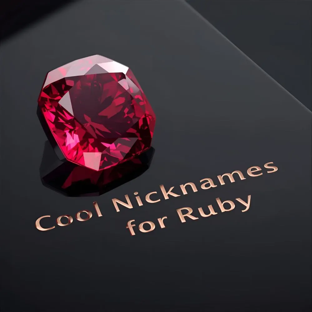 Cool Nicknames For Ruby