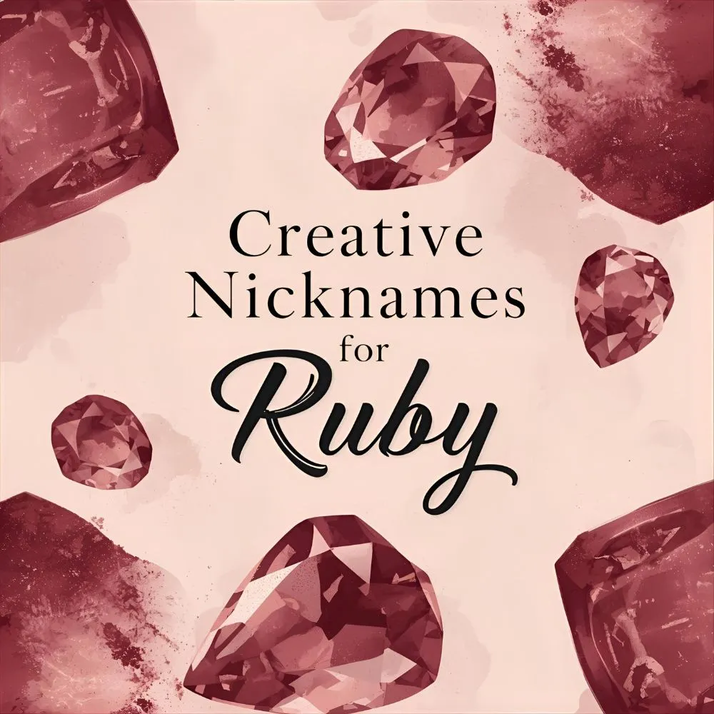 Creative Nicknames For Ruby