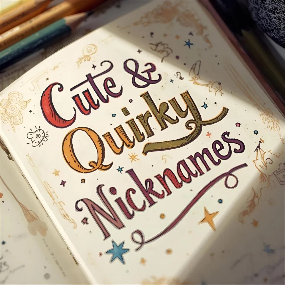 Cute & Quirky Nicknames