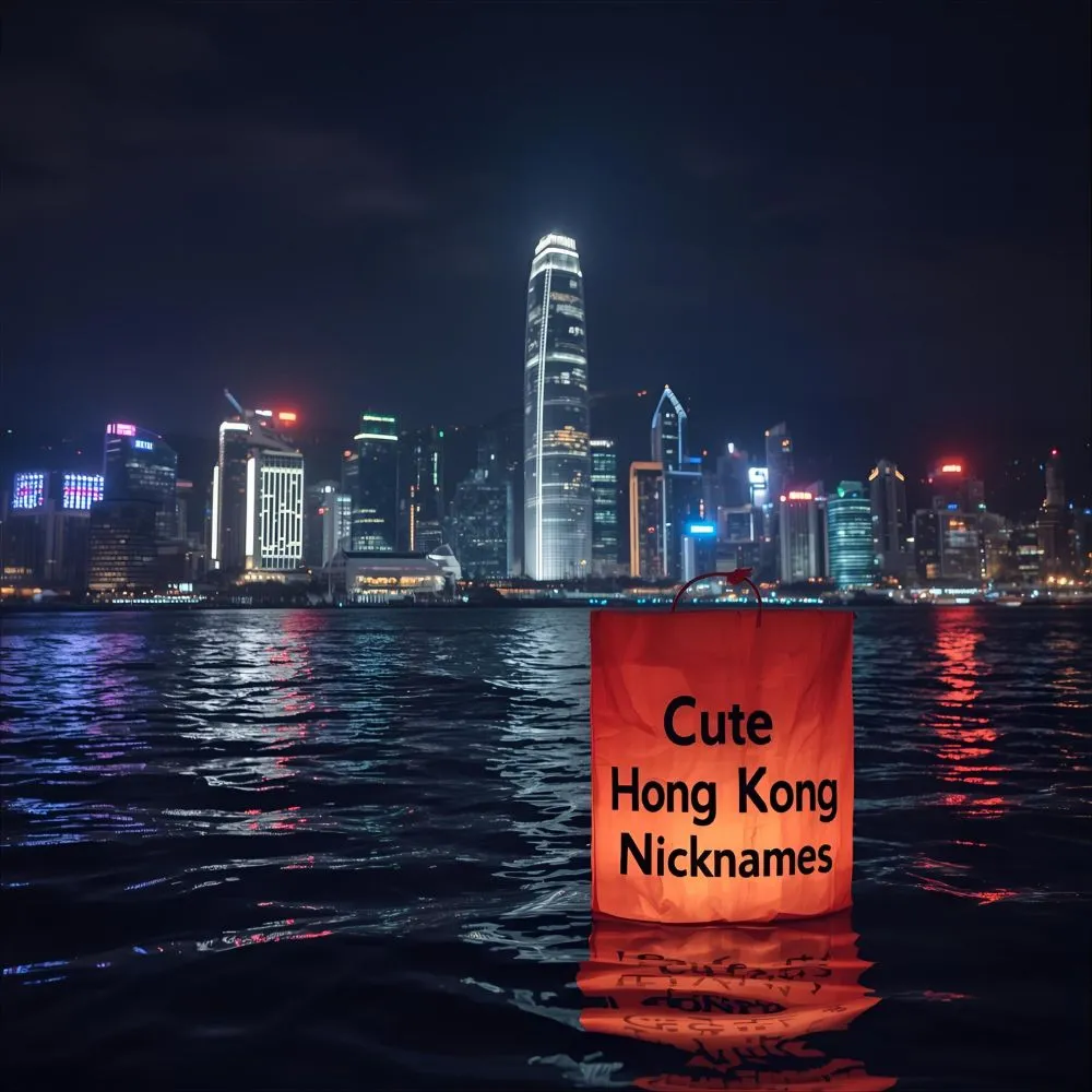 Cute Hong Kong Nicknames
