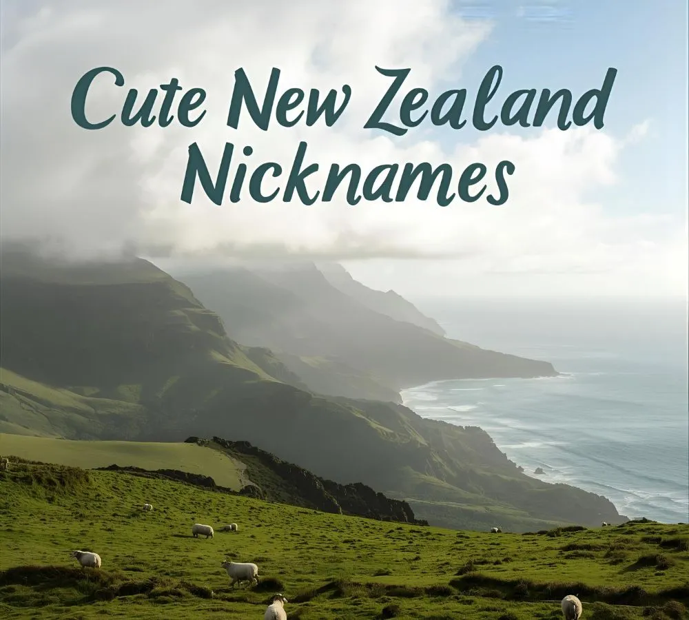Cute New Zealand Nicknames