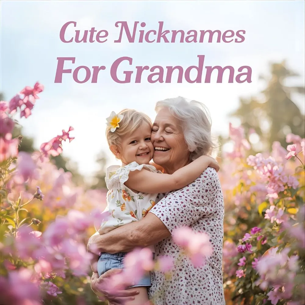 Cute Nicknames For Grandma