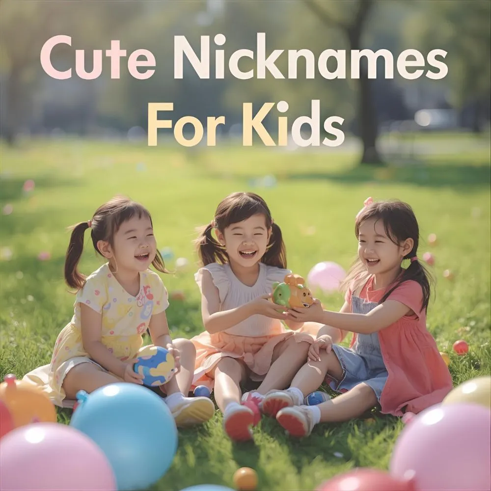 Cute Nicknames For Kids
