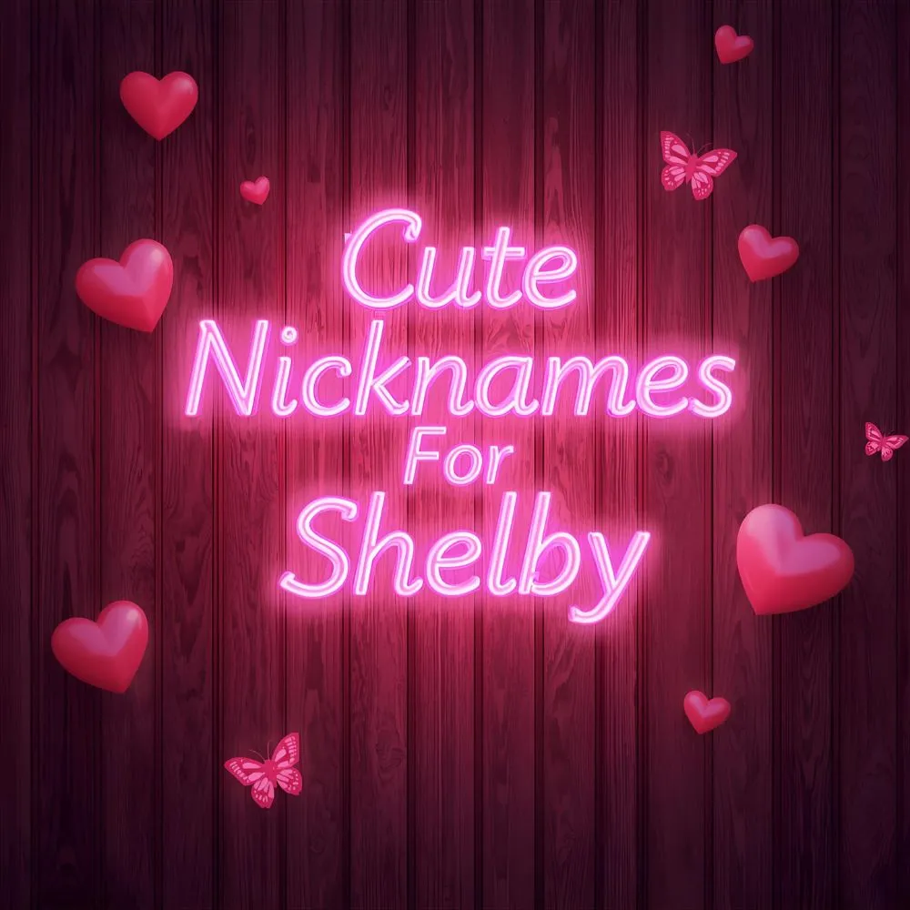 Cute Nicknames For Shelby