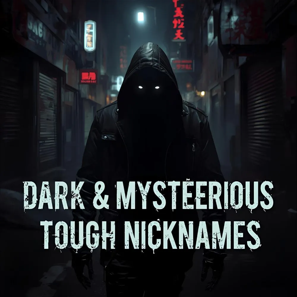Dark & Mysterious Tough Nicknames