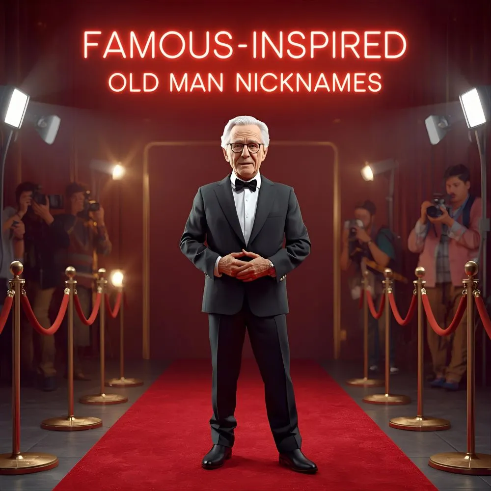 Famous-Inspired Old Man Nicknames