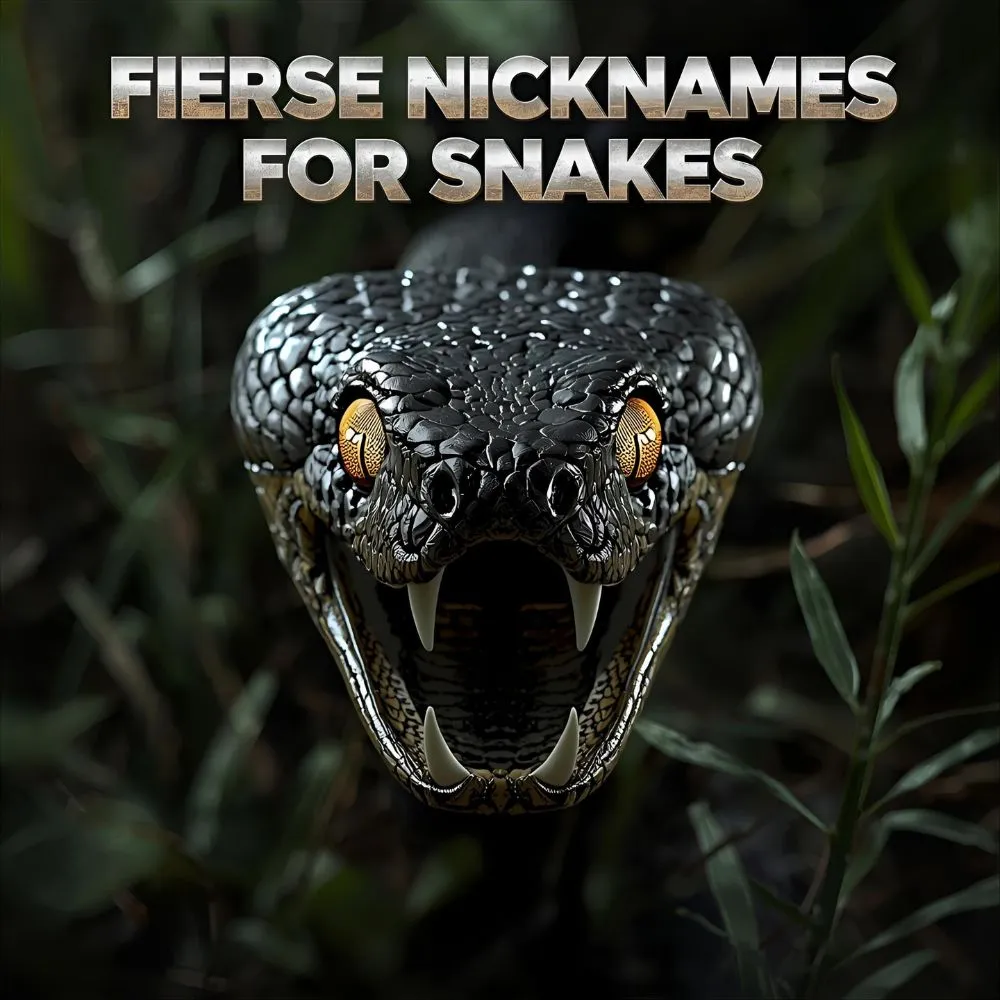 Fierce Nicknames For Snakes