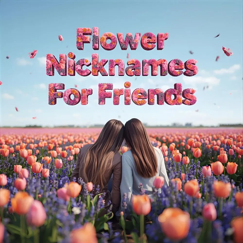 Flower Nicknames For Friends