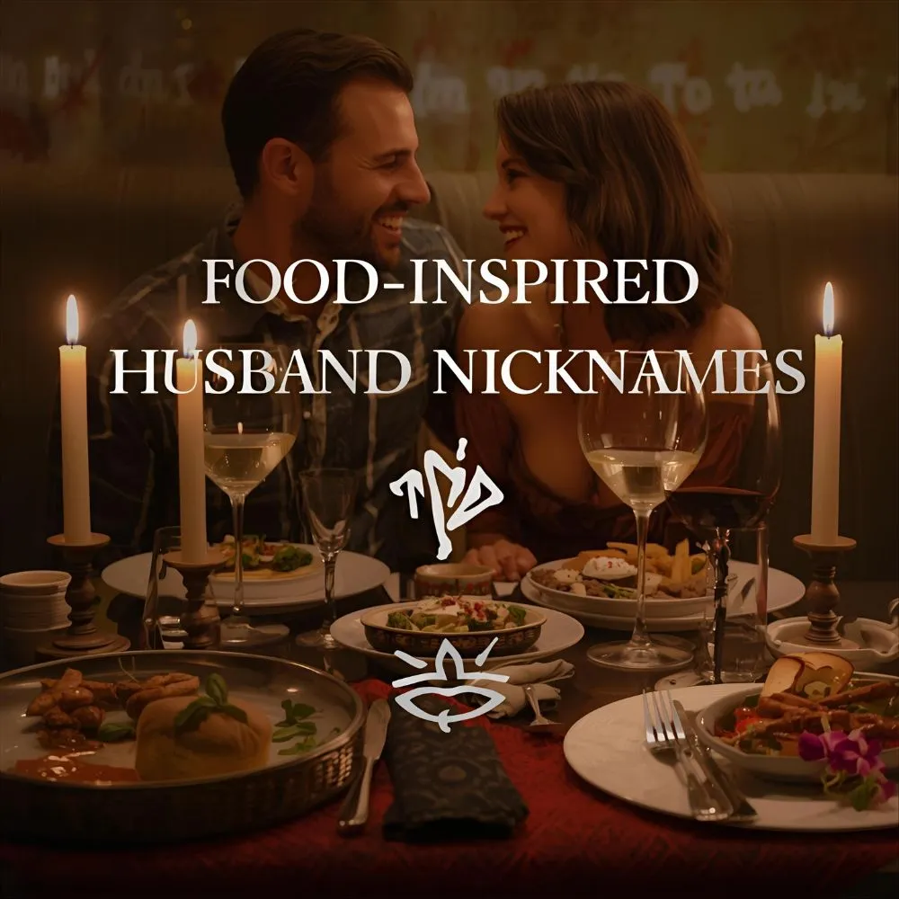 Food-Inspired Husband Nicknames