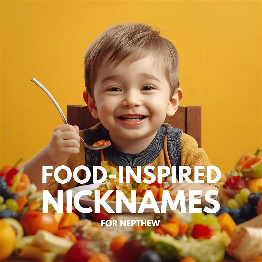 Food-Inspired Nicknames For Nephew