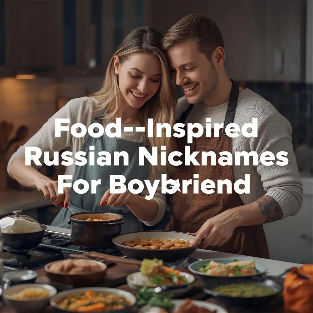 Food-Inspired Russian Nicknames For Boyfriend