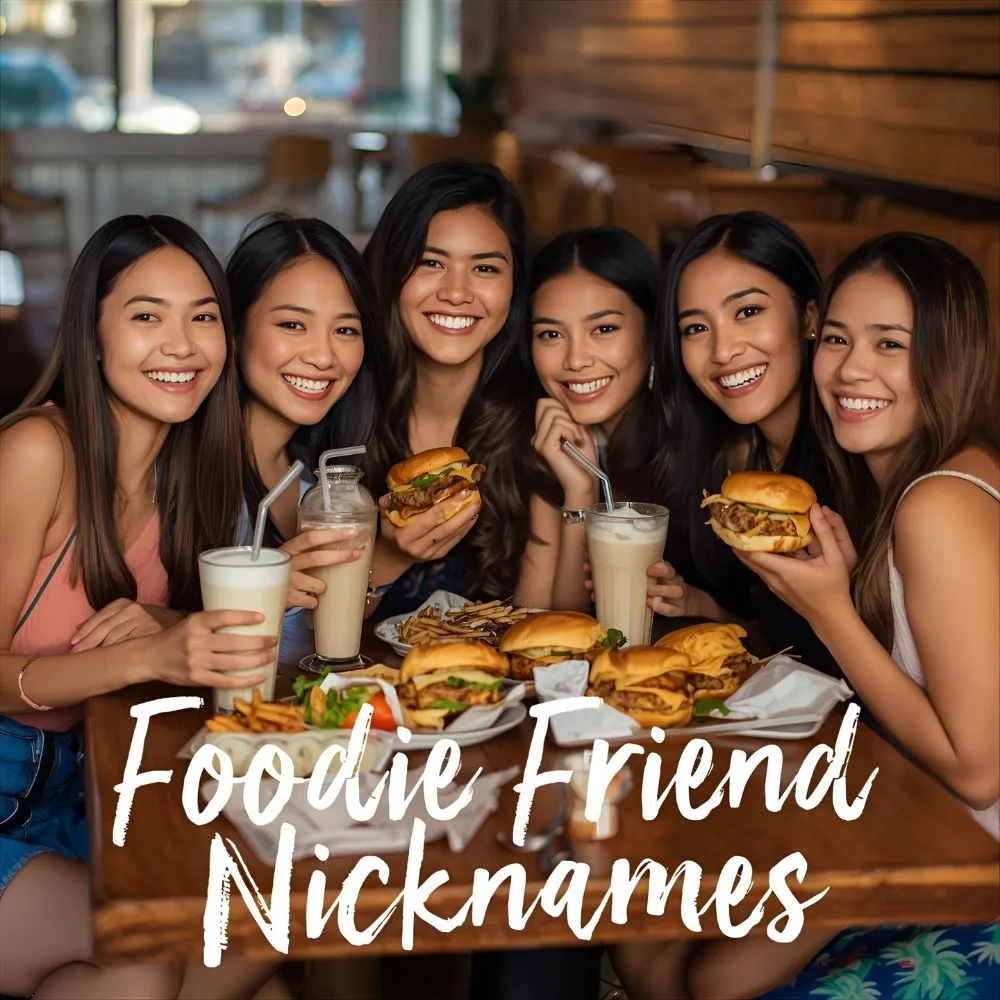 Foodie Friend Nicknames