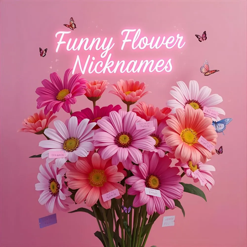 Funny Flower Nicknames