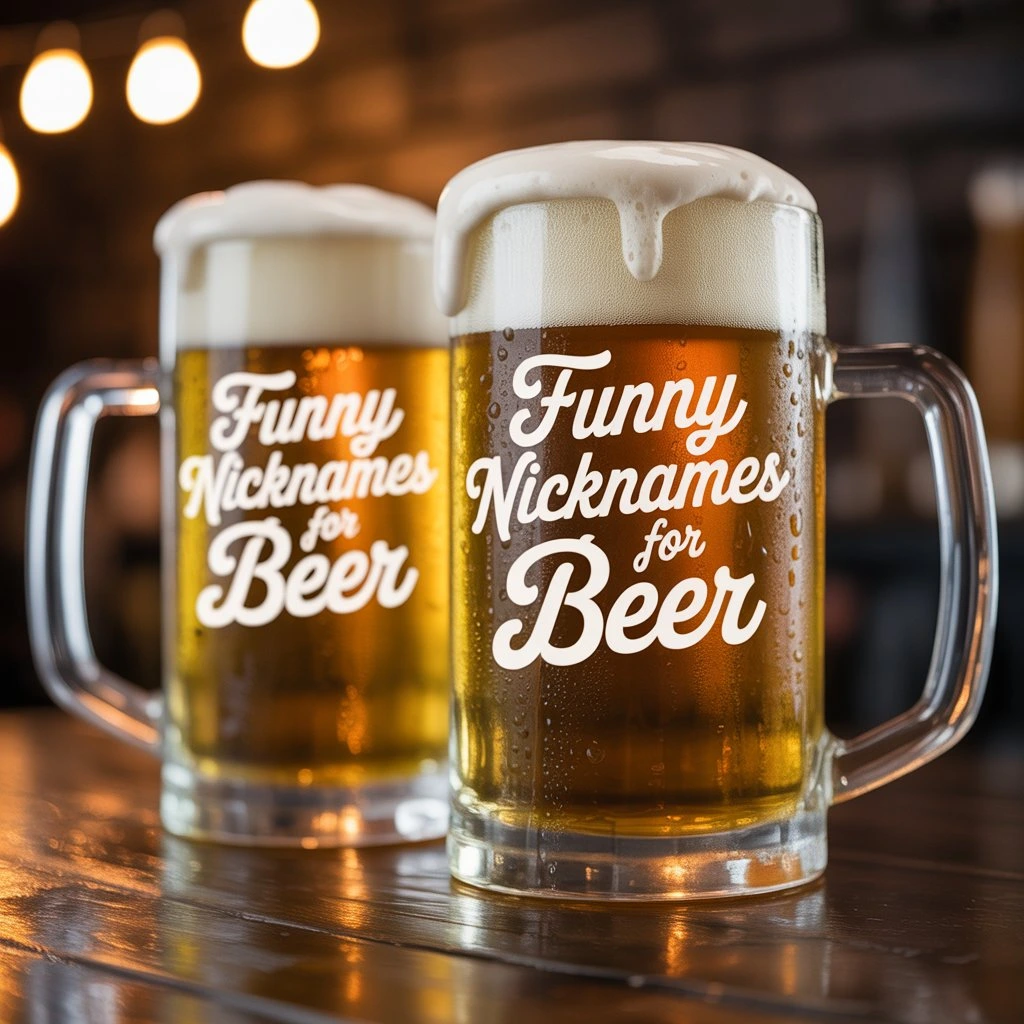 Funny Nicknames for Beer