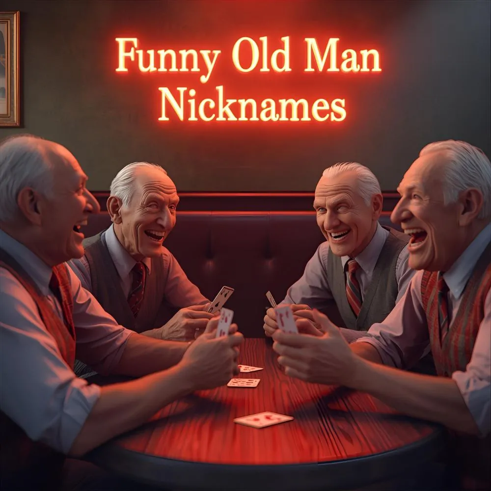 Funny Old Man Nicknames