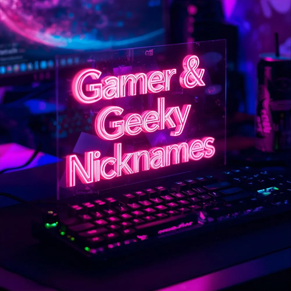 Gamer & Geeky Nicknames