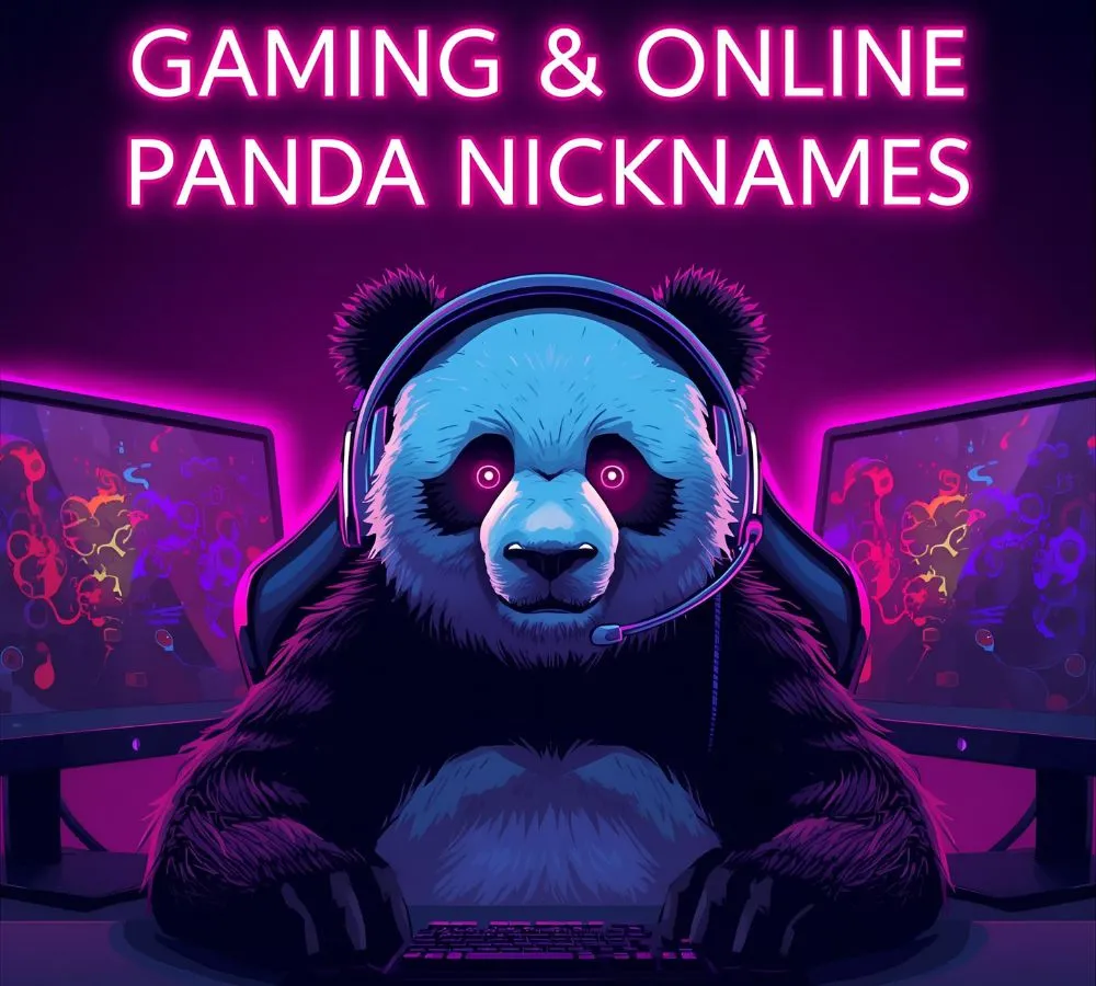 Gaming & Online Panda Nicknames