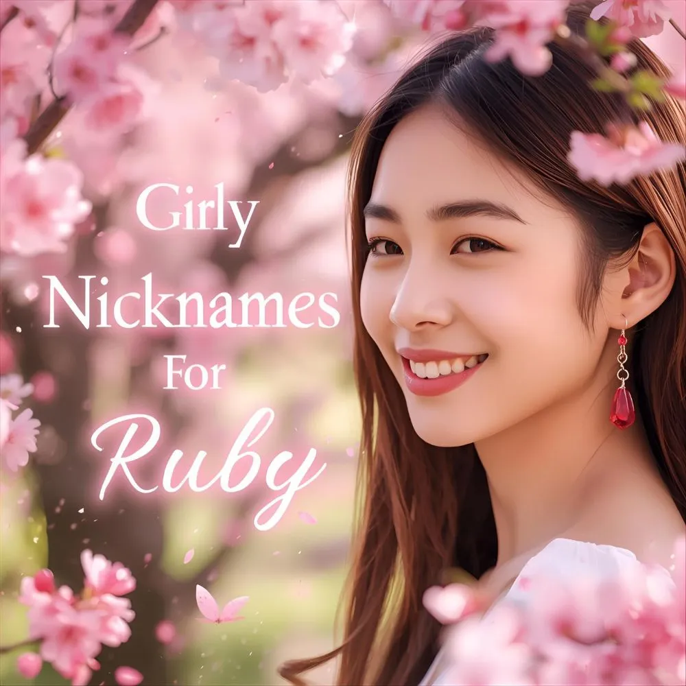 Girly Nicknames For Ruby