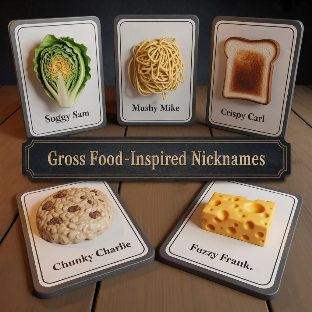 Gross Food-Inspired Nicknames