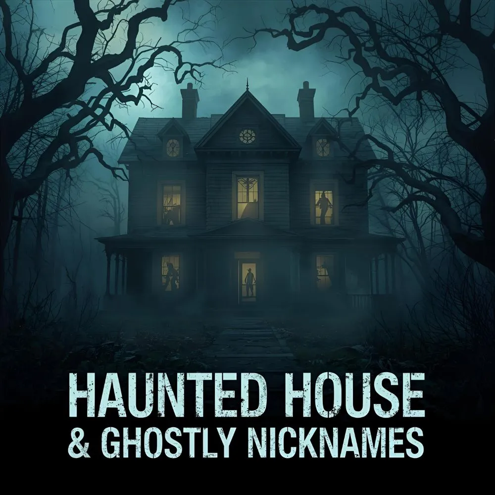 Haunted House & Ghostly Nicknames