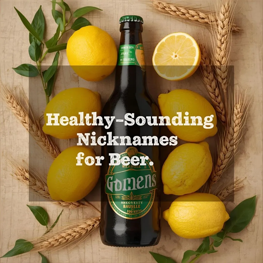 Healthy-Sounding Nicknames for Beer