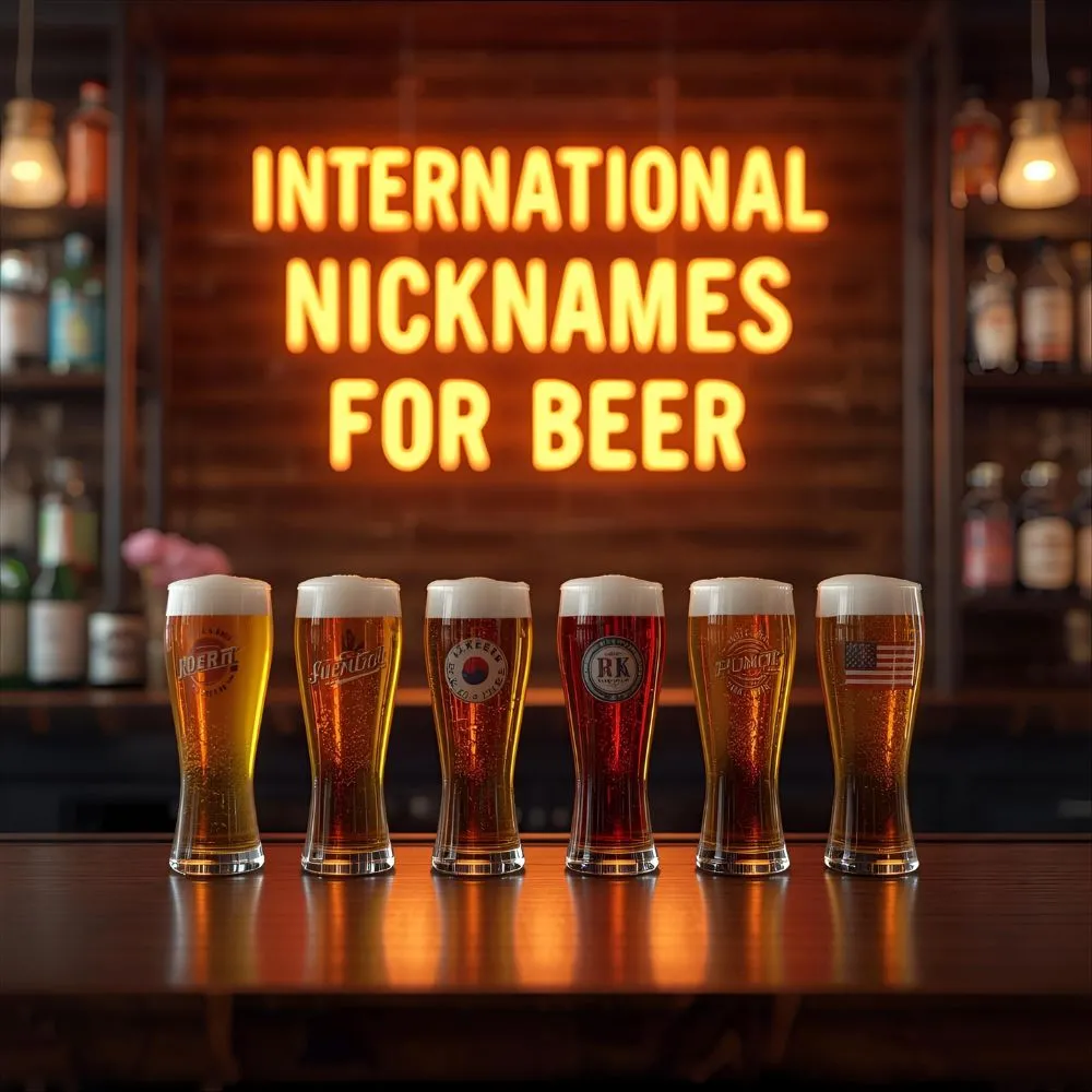 International Nicknames for Beer