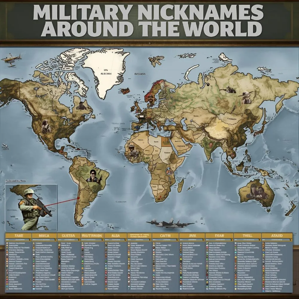 Military Nicknames from Around the World