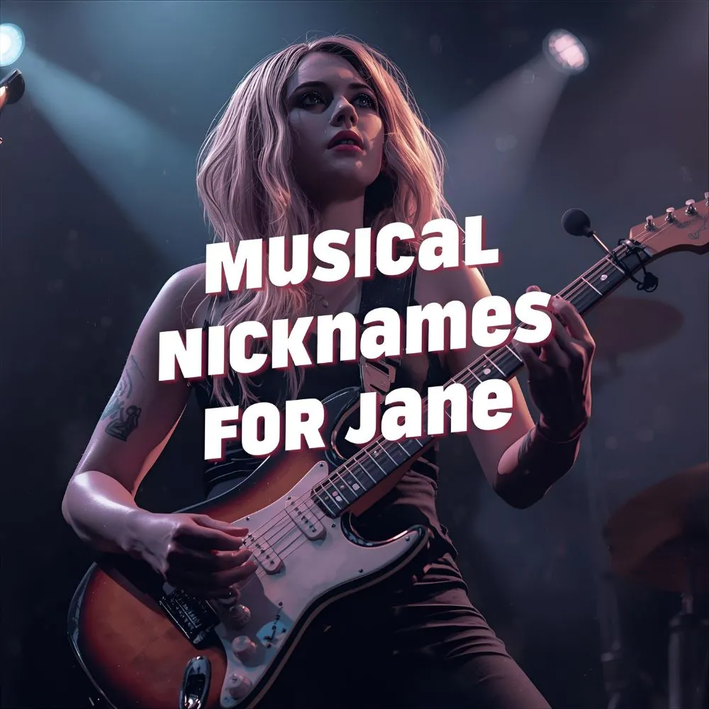 Musical Nicknames For Jane