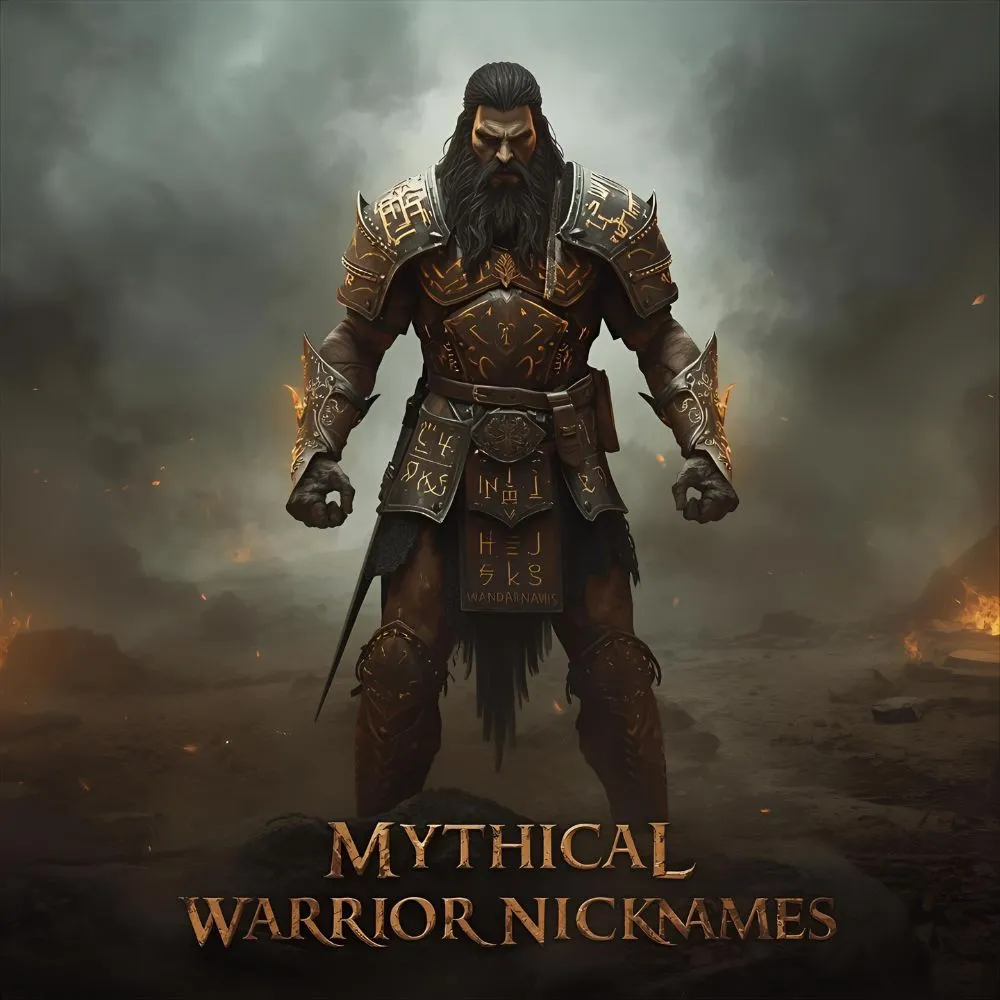 Mythical Warrior Nicknames