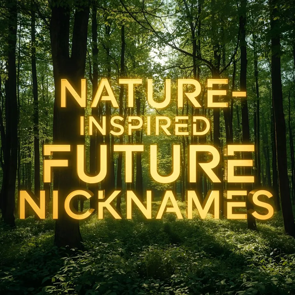 Nature-Inspired Future Nicknames