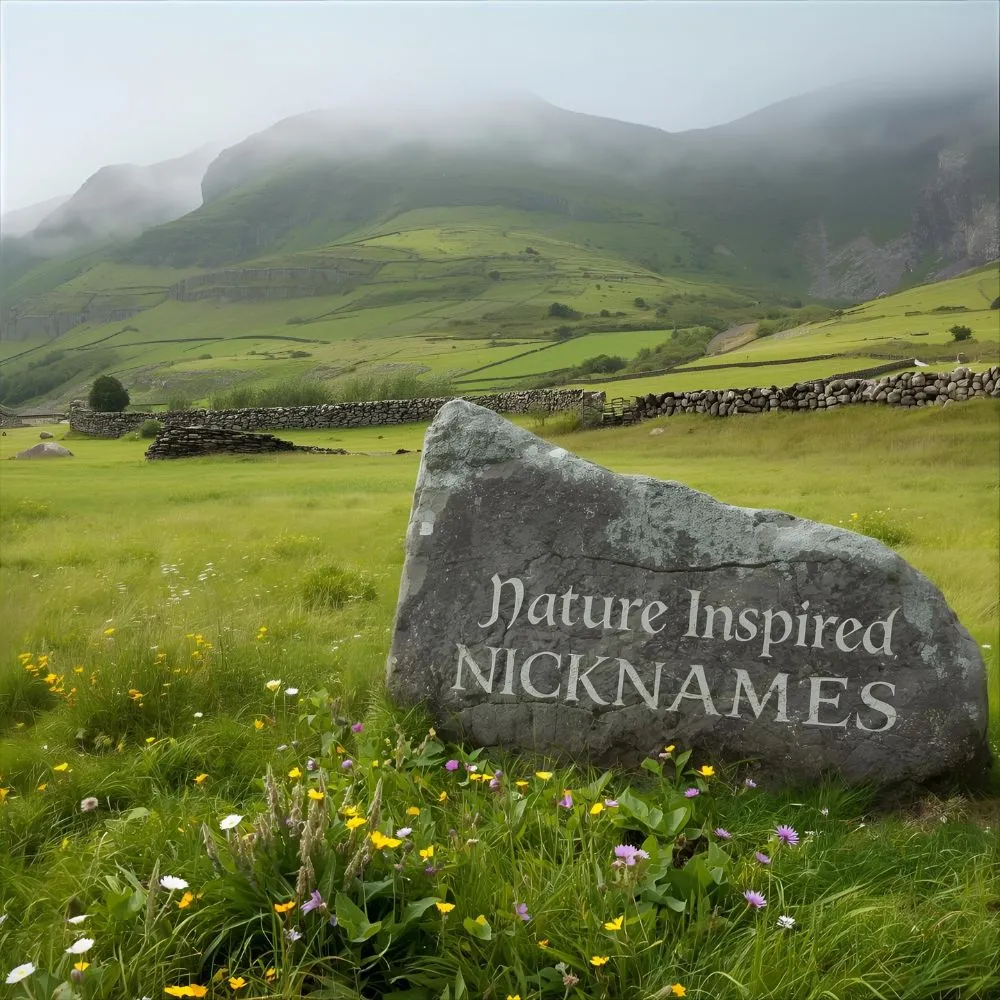 Nature-Inspired Ireland Nicknames