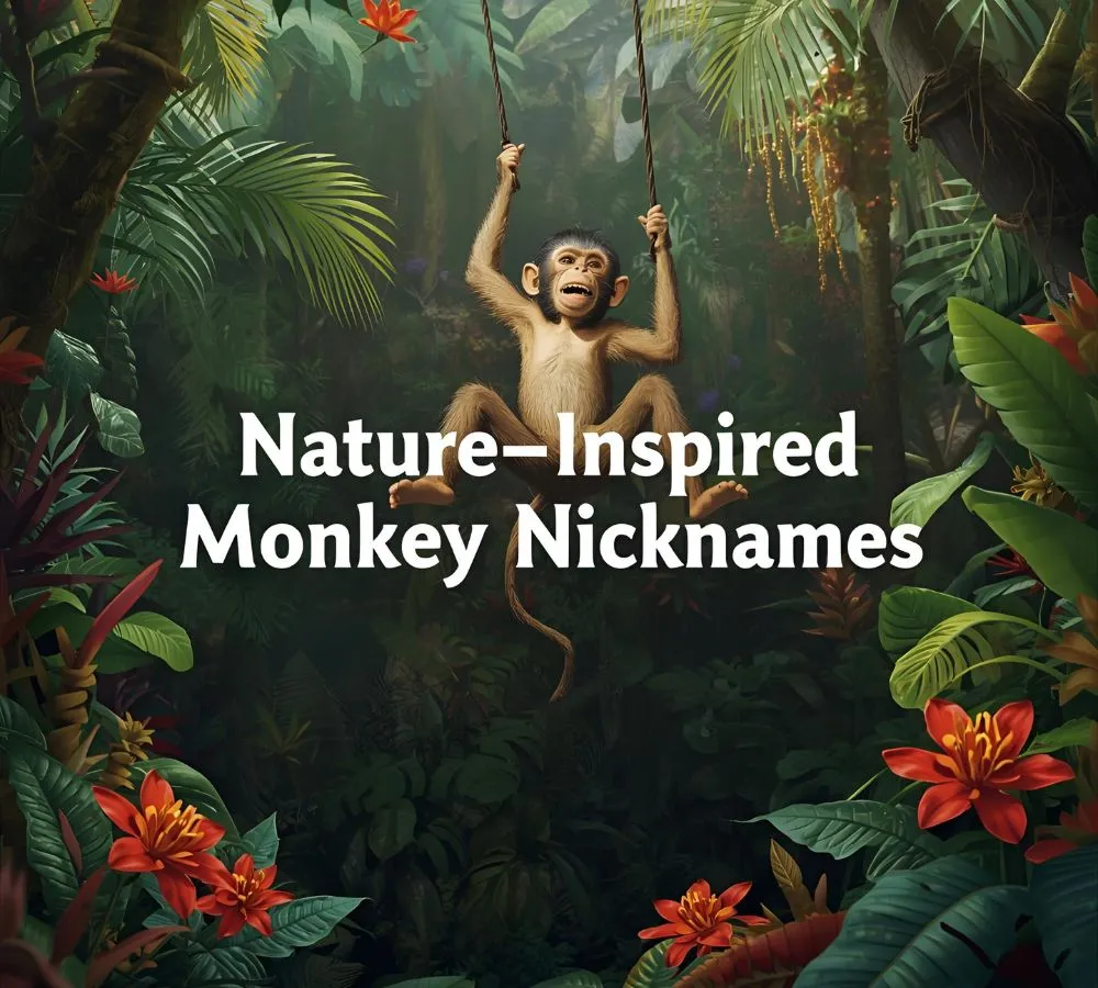 Nature-Inspired Monkey Nicknames