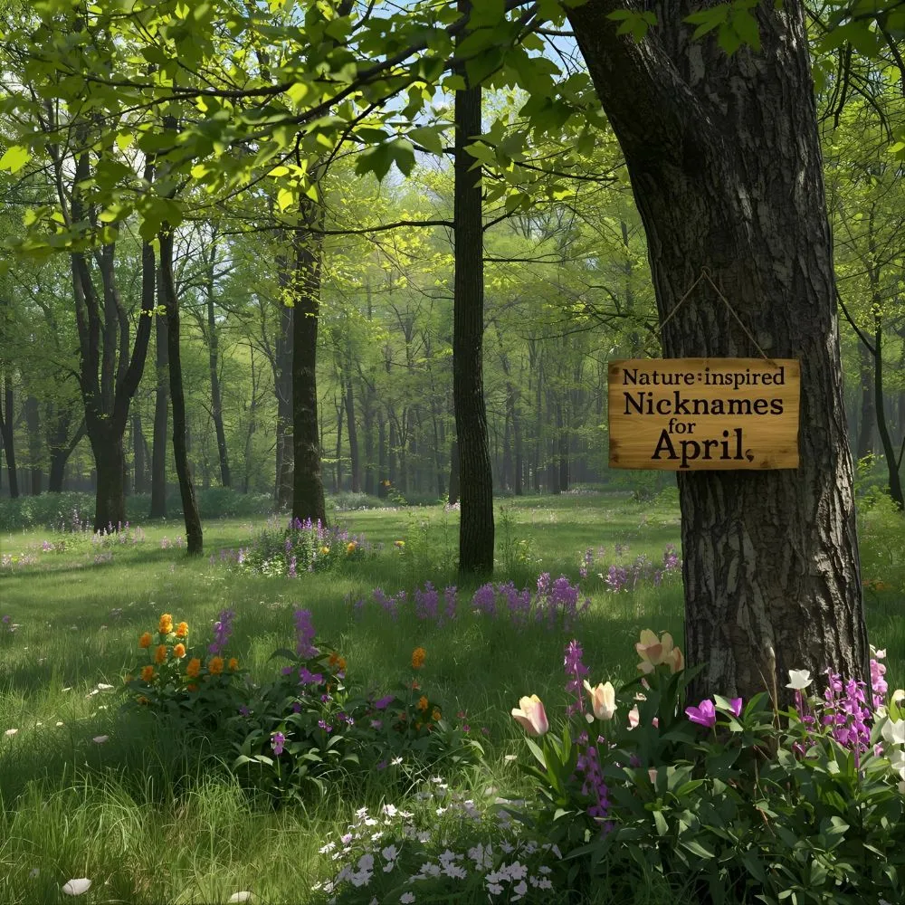 Nature-Inspired Nicknames for April